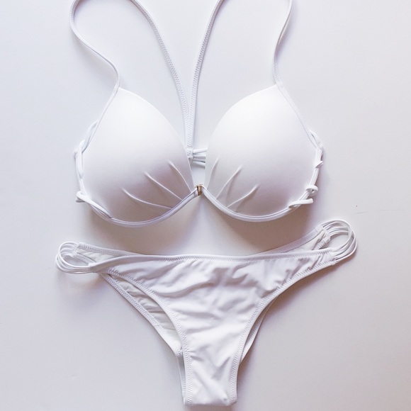 Victoria's Secret Other - Victoria’s Secret Strappy White Bikini